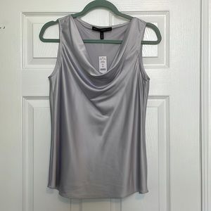 White House Black Market Satin Blouse